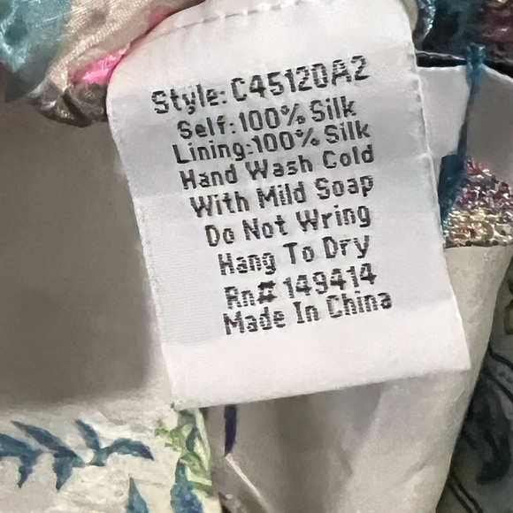 Johnny Was Silk Reversible Kimono - NWT - L - Picture 7 of 7